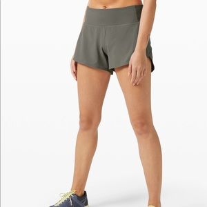 Lululemon speed up mid-rise lined short 4”